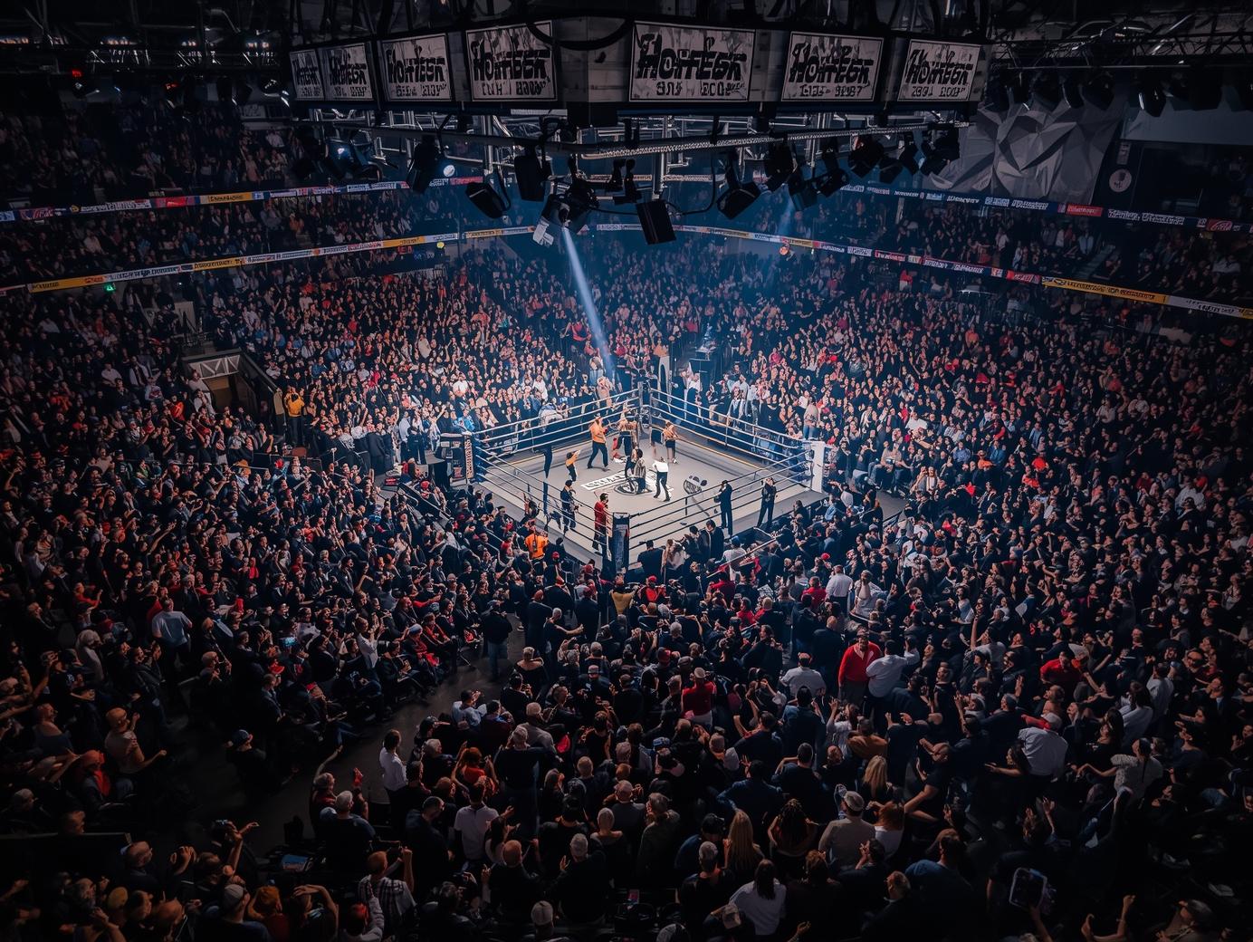 A boxing match between Eubank vs Benn 2 2025 in London