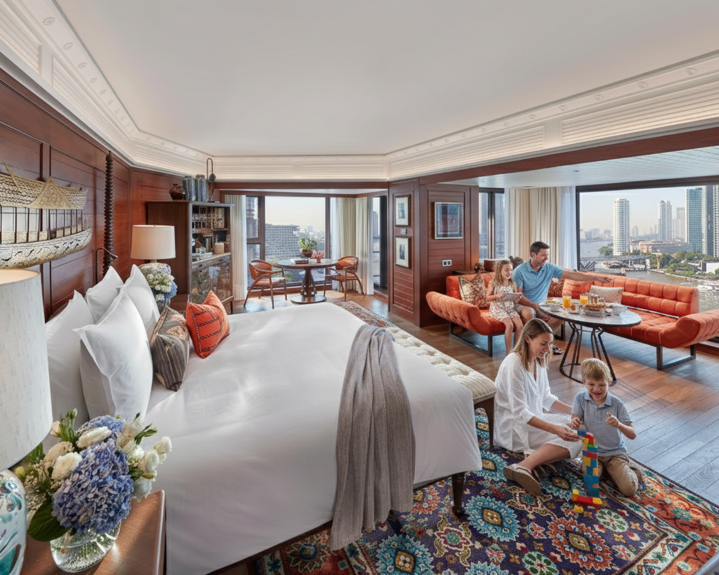 Mandarin Oriental Bangkok – State Room – Panoramic Splendor on the Riverside
